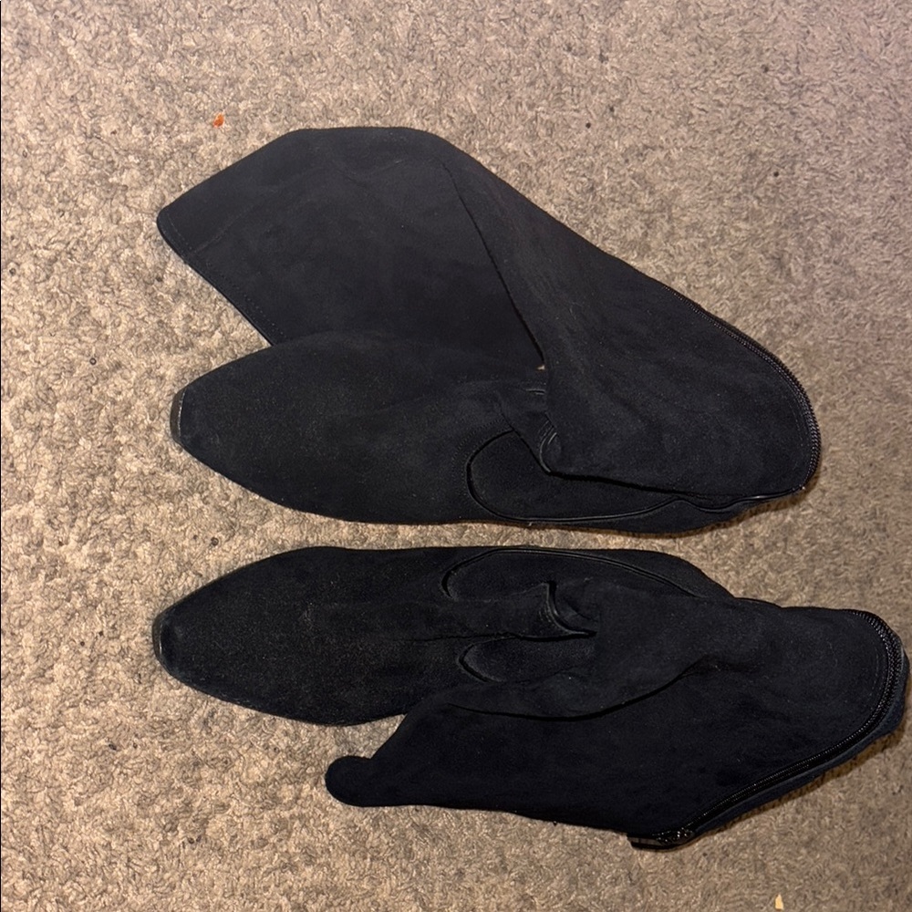 Black Suede Boots